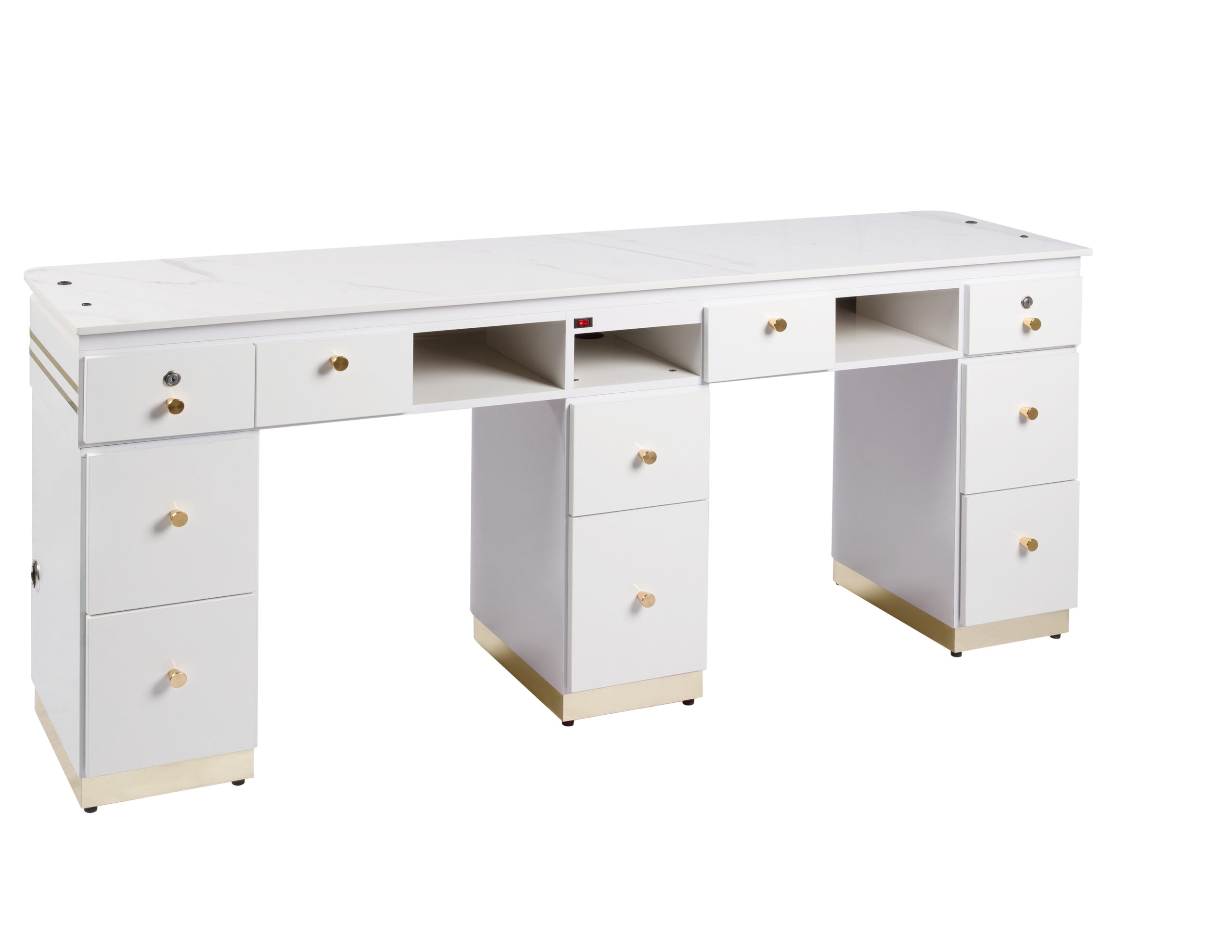 Lumina Double Manicure Table - Image 2