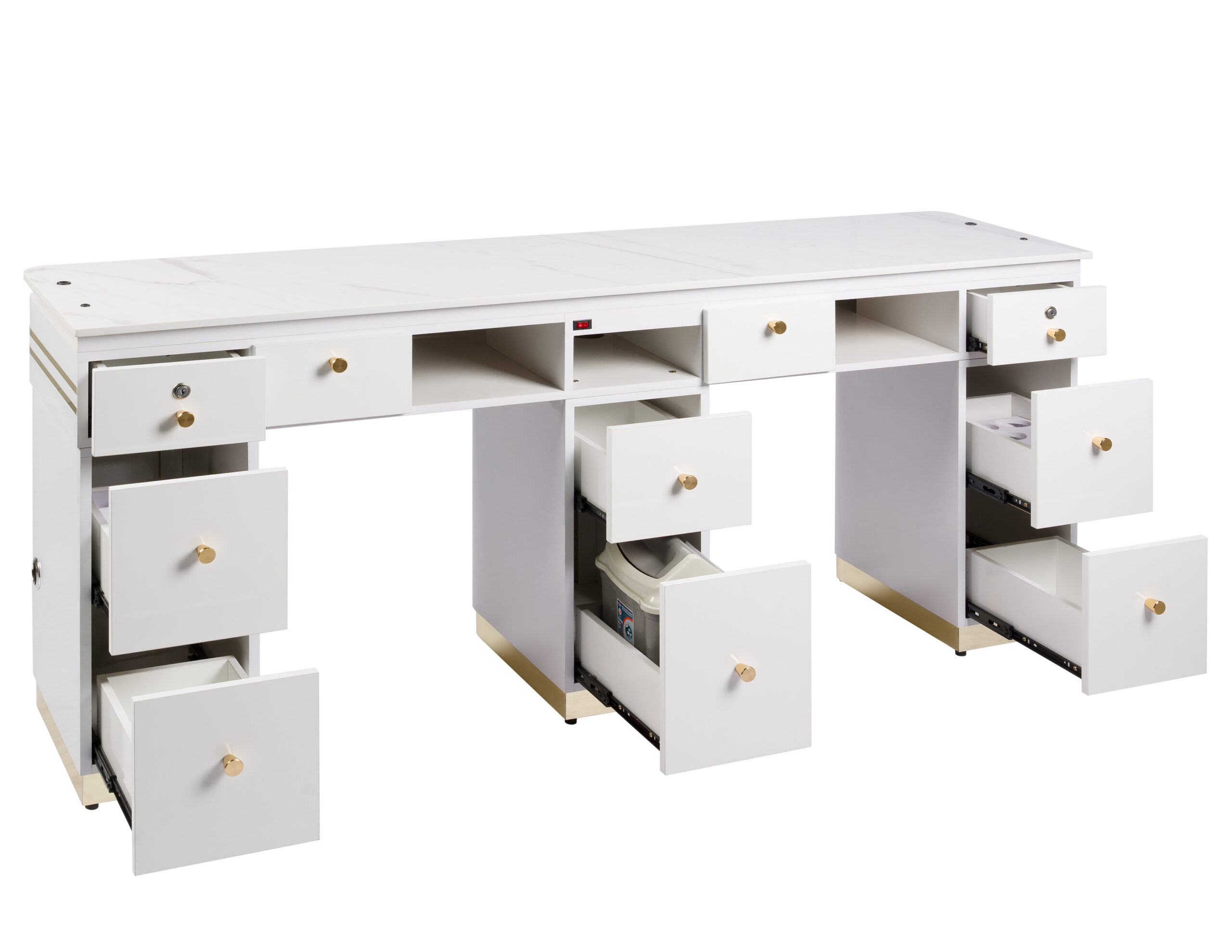 Lumina Double Manicure Table - Image 3
