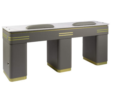 Imperial Grey Double Manicure Table